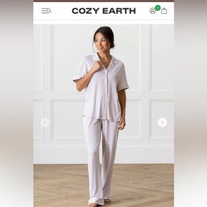 Cozy earth lilac pajamas set in small